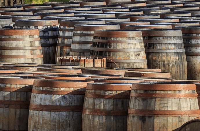 Beczki do starzenia Whisky